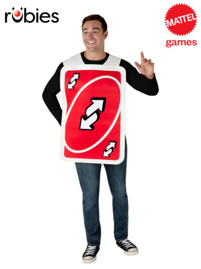 UNO REVERSE CARD TABARD COSTUME, ADULT