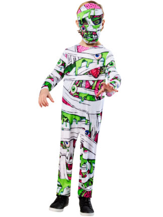 POP ART MUMMY COSTUME, CHILD