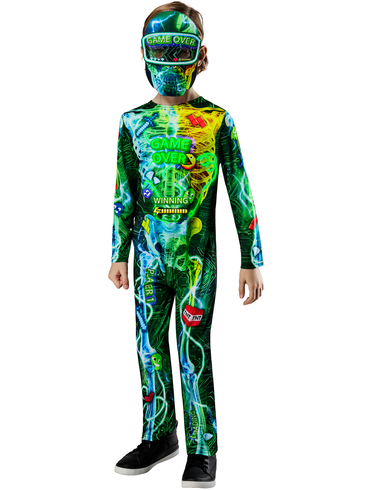 GAMER SKELETON COSTUME, CHILD - Image 4