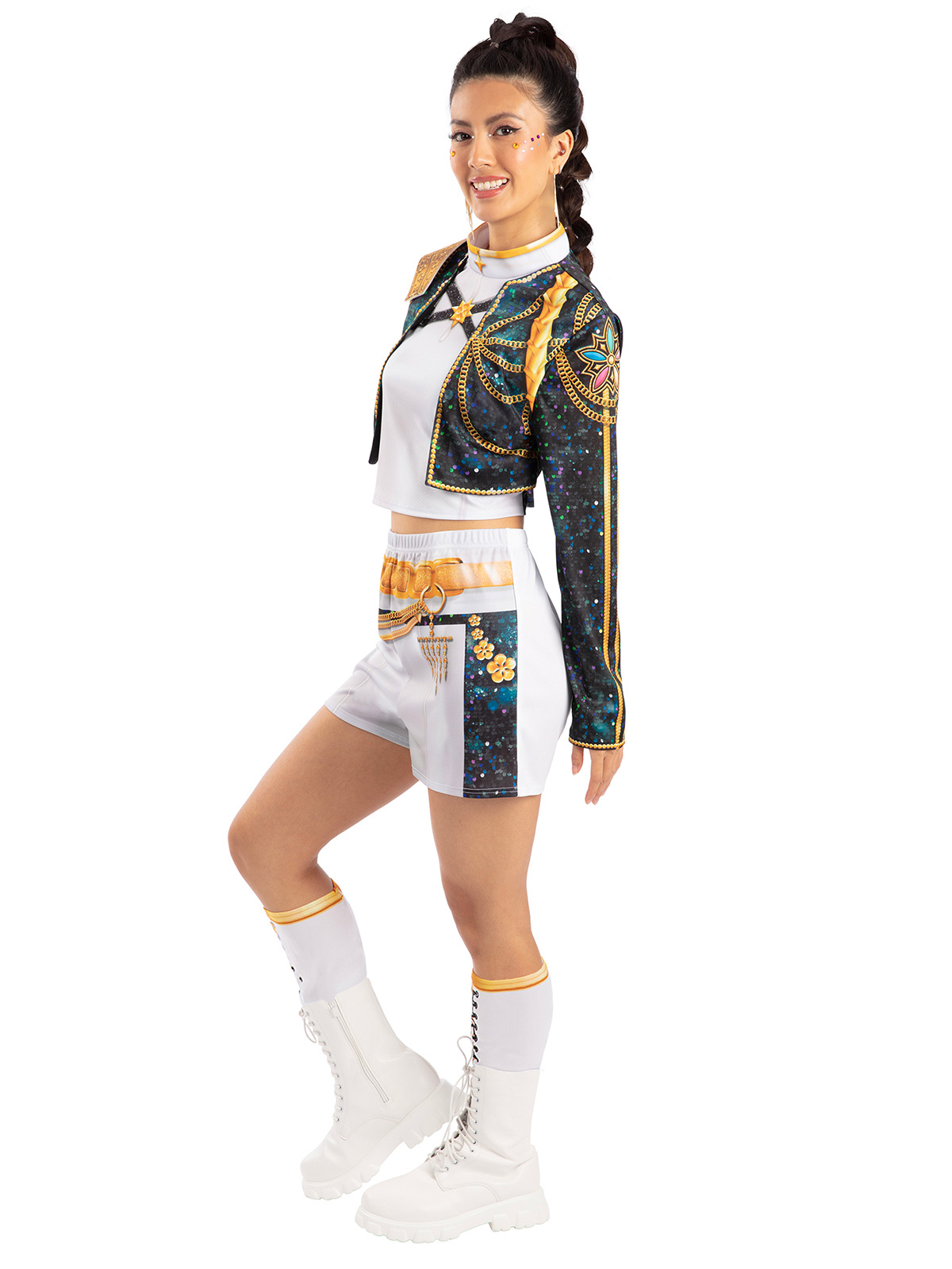K-POP DEMON HUNTERS RUMI GOLDEN COSTUME, ADULT - Image 3