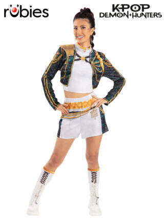 K-POP DEMON HUNTERS RUMI GOLDEN COSTUME, ADULT