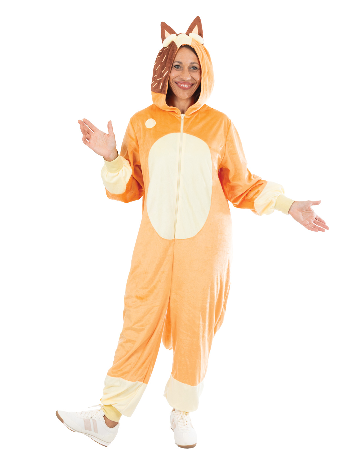 BLUEY CHILLI 'MUM' ONESIE COSTUME, ADULT - Image 2