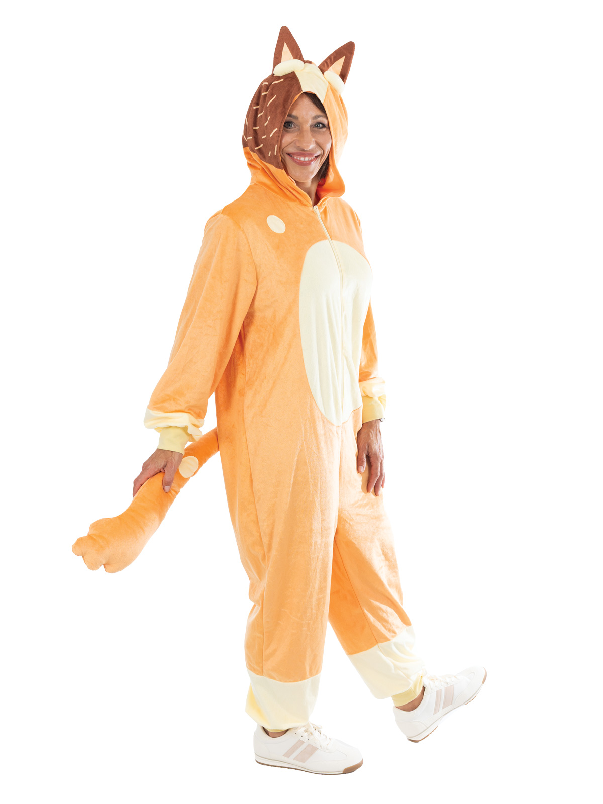 BLUEY CHILLI 'MUM' ONESIE COSTUME, ADULT - Image 3