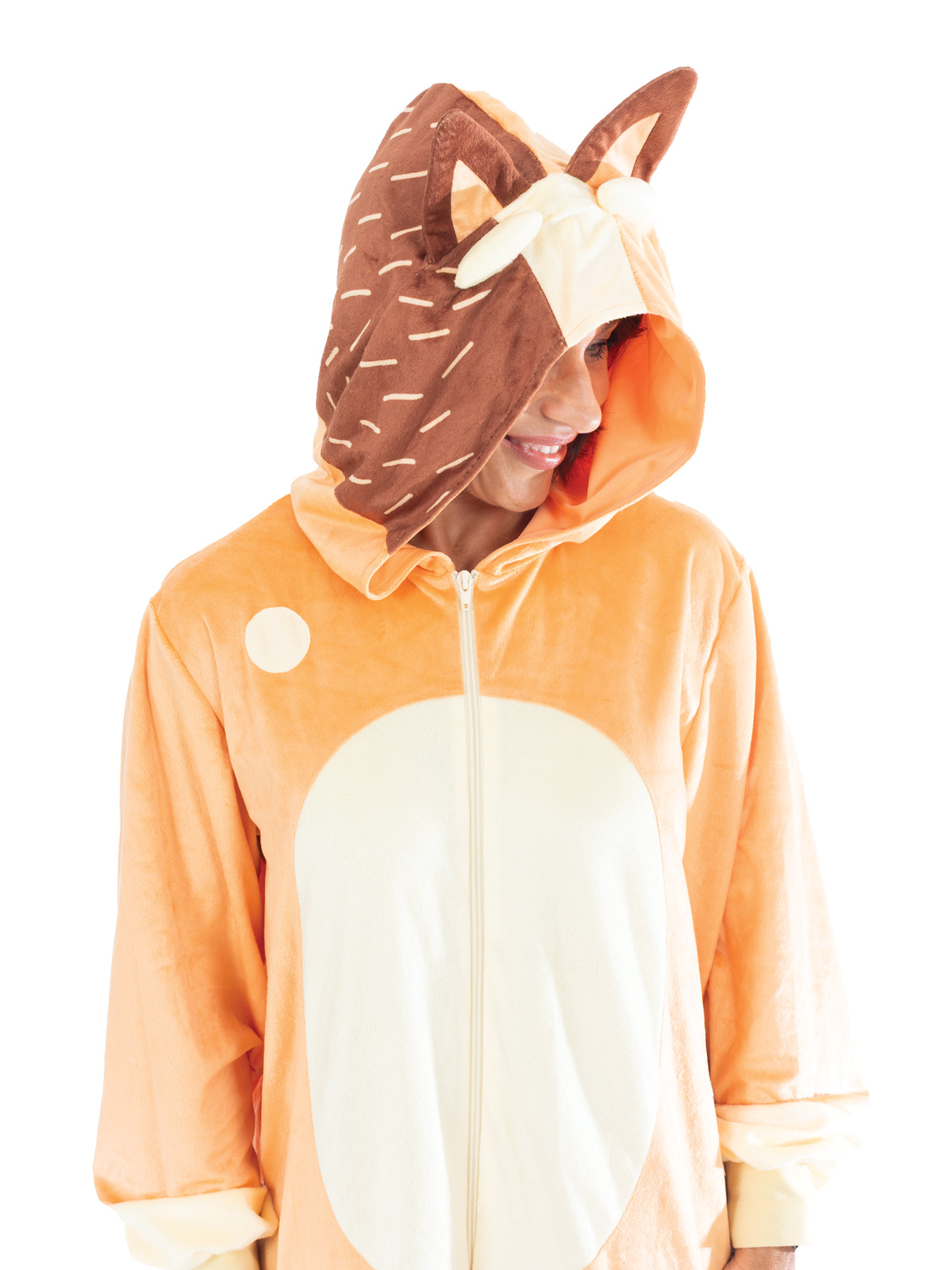 BLUEY CHILLI 'MUM' ONESIE COSTUME, ADULT - Image 4
