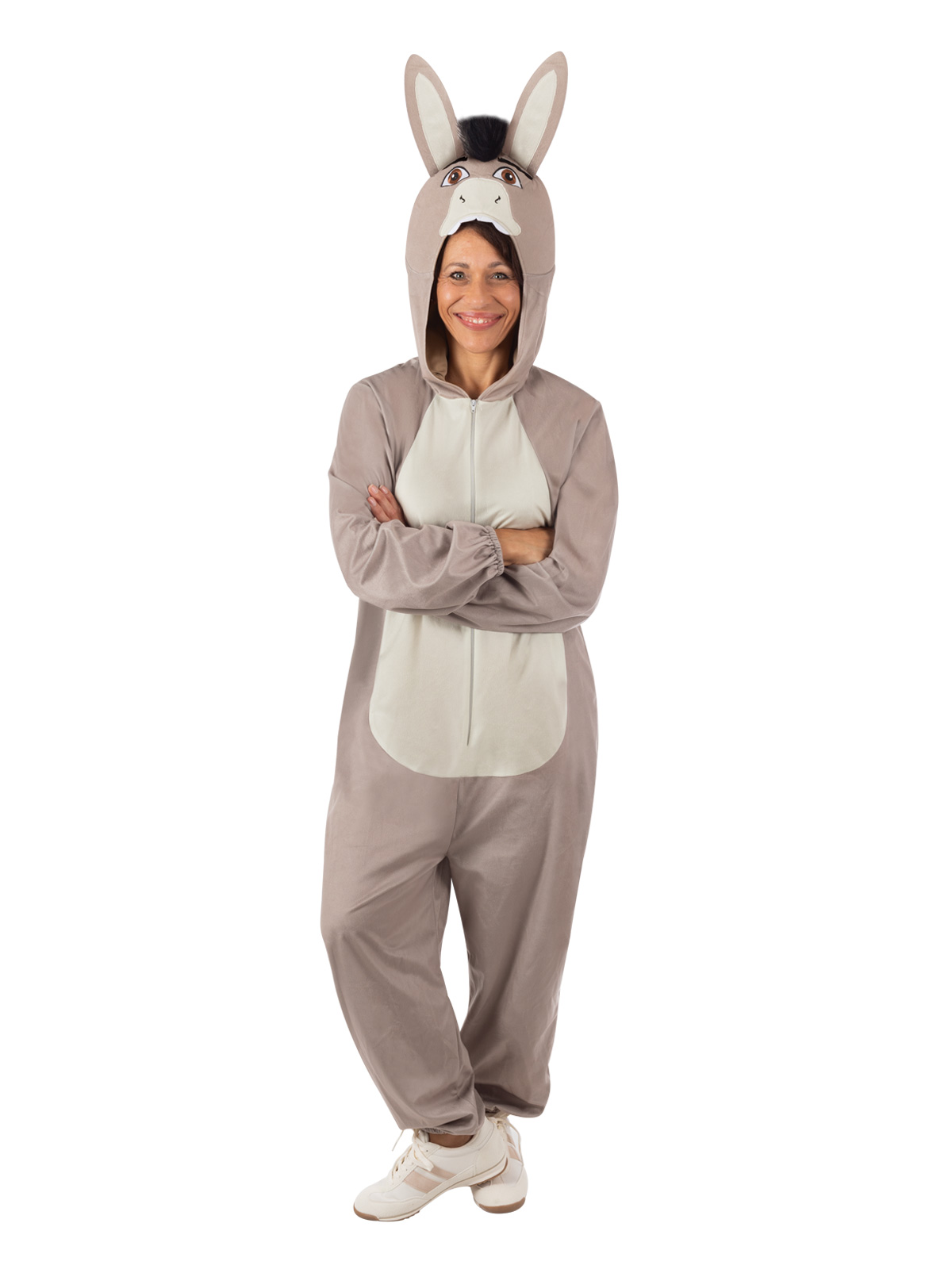 SHREK DONKEY ONESIE COSTUME, ADULT - Image 2