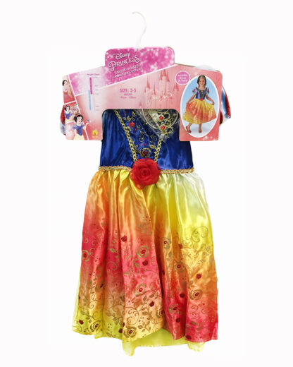 SNOW WHITE RAINBOW DELUXE COSTUME, CHILD - Image 4