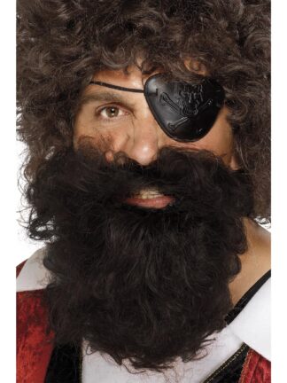 PIRATE BEARD, BROWN - ADULT