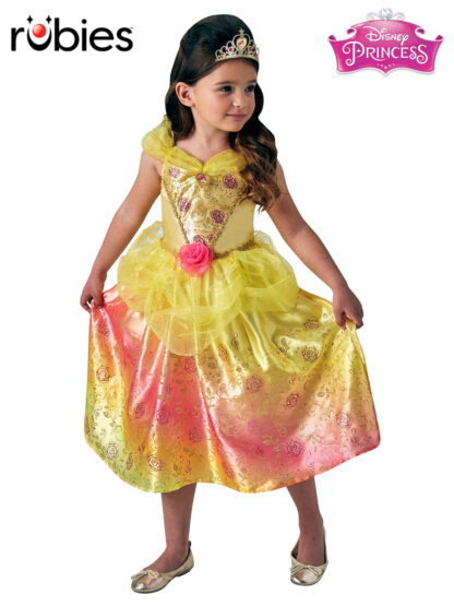 BELLE RAINBOW DELUXE COSTUME, CHILD