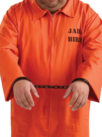 PRISONER PLUS SIZED COSTUME, ADULT - Image 3