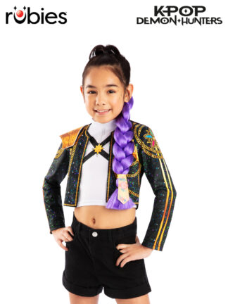 K-POP DEMON HUNTERS RUMI CLIP ON HAIR BRAID (40cm) - CHILD