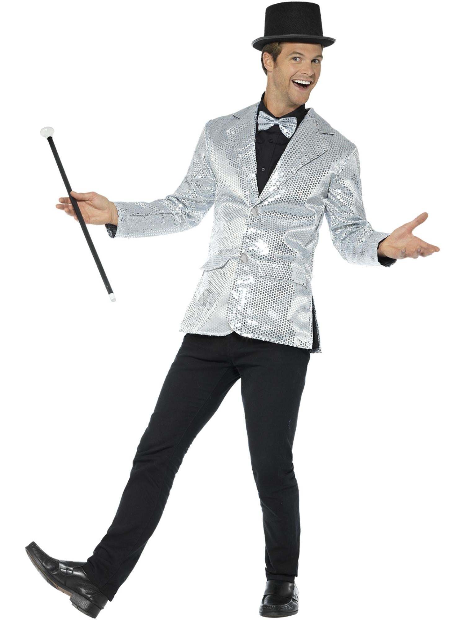 SEQUIN SILVER JACKET, ADULT - Image 4