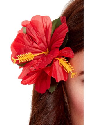 HAWAIIAN FLOWER HAIR CLIP ACCESSORY