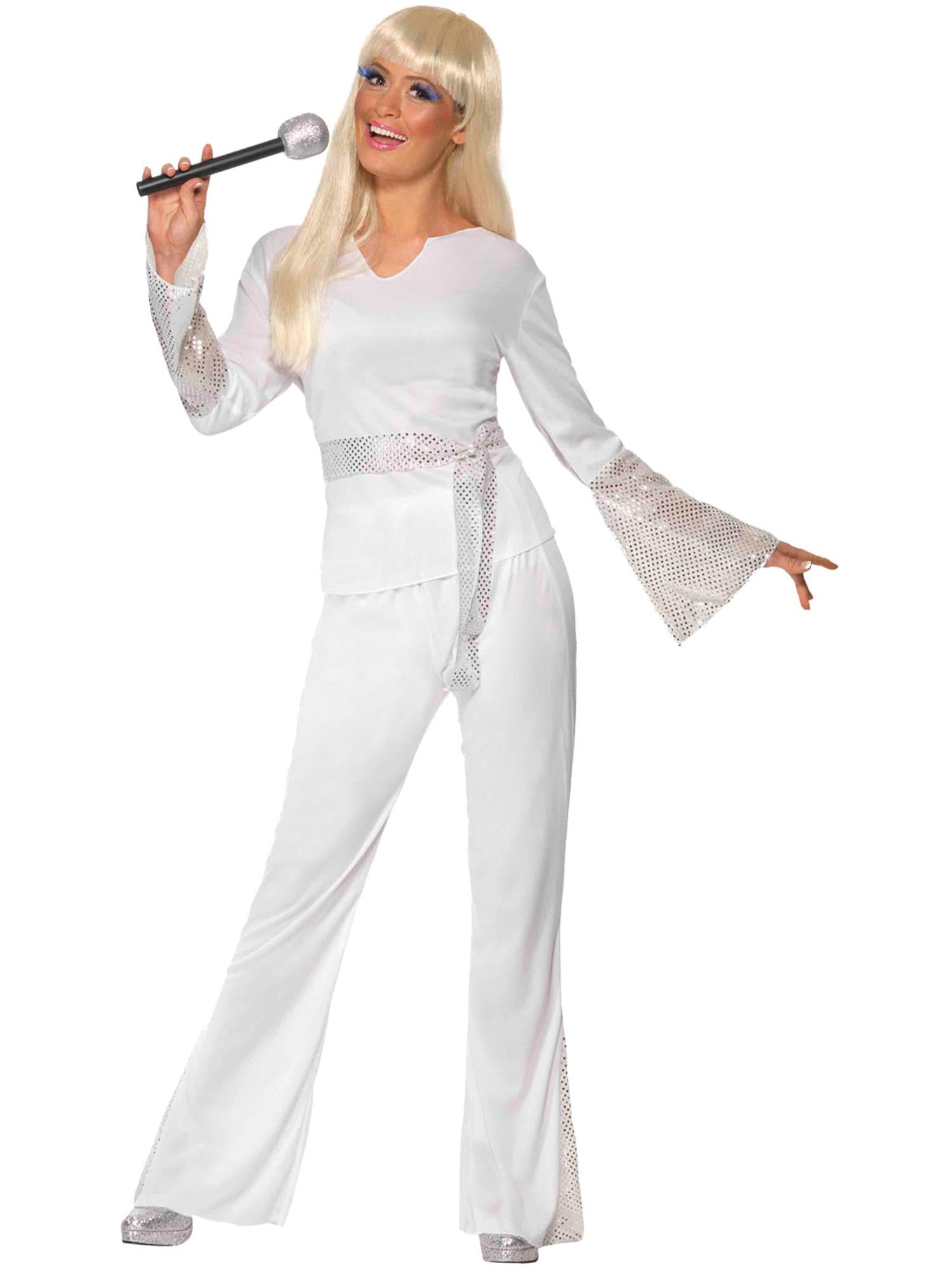 70S DISCO LADY COSTUME, ADULT - Image 4