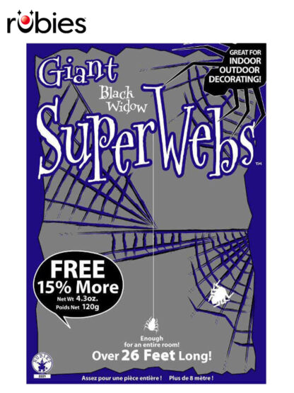 SPIDER WEBBING GIANT 8M - GREEN GLOW
