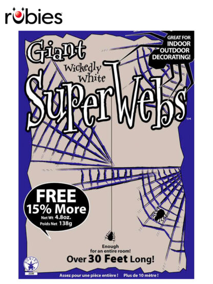 SPIDER WEBBING - WHITE