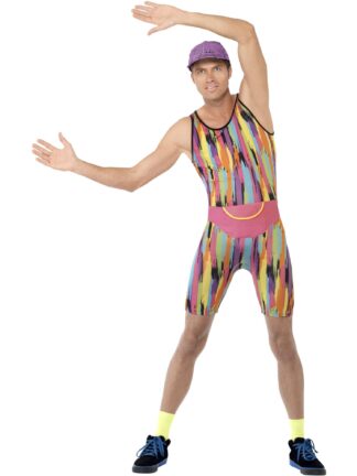 AEROBICS INSTRUCTOR MENS COSTUME, ADULT