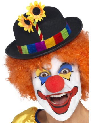 CLOWN BOWLER HAT, ADULT