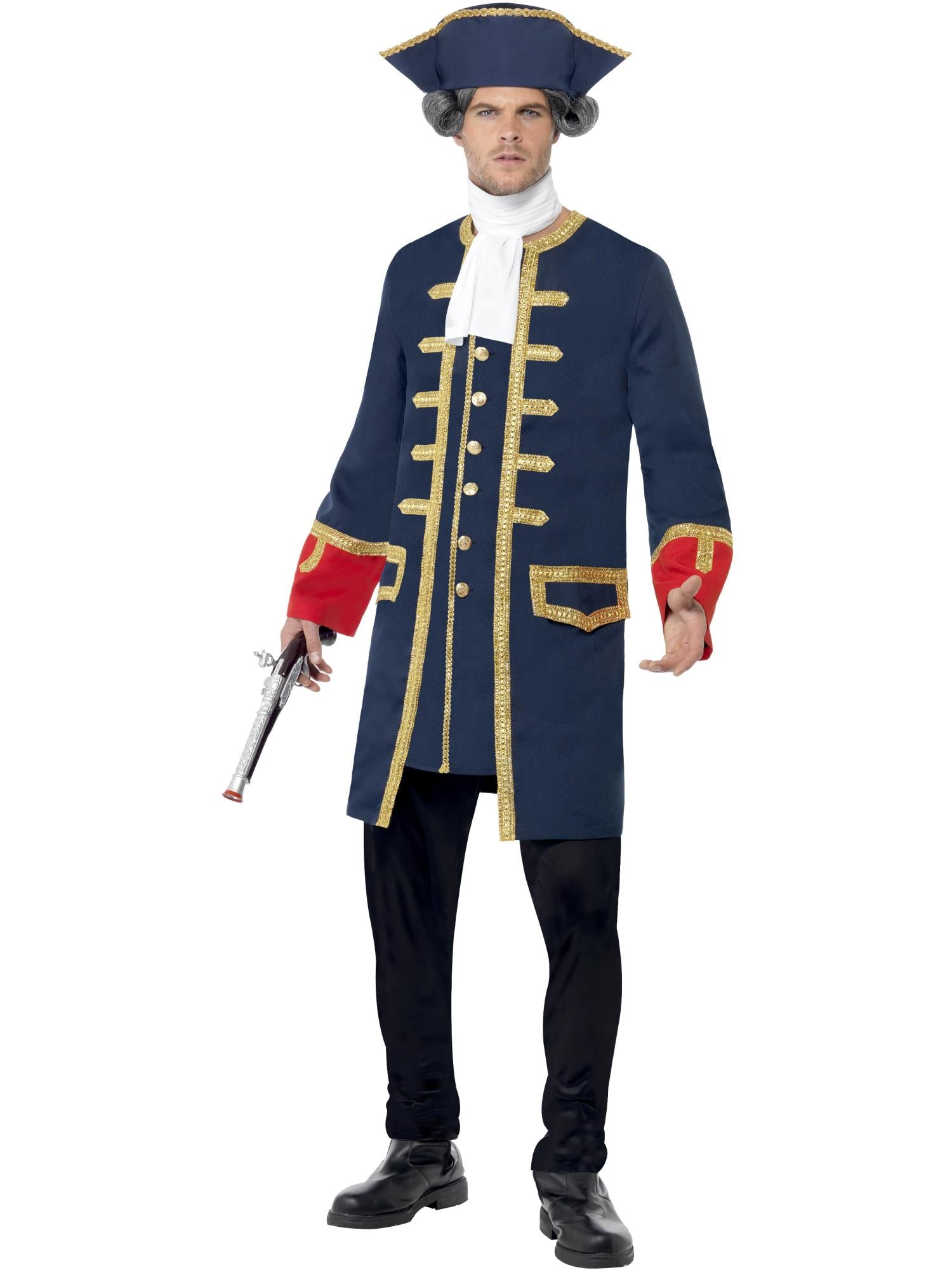 PIRATE COMMANDER COSTUME, ADULT