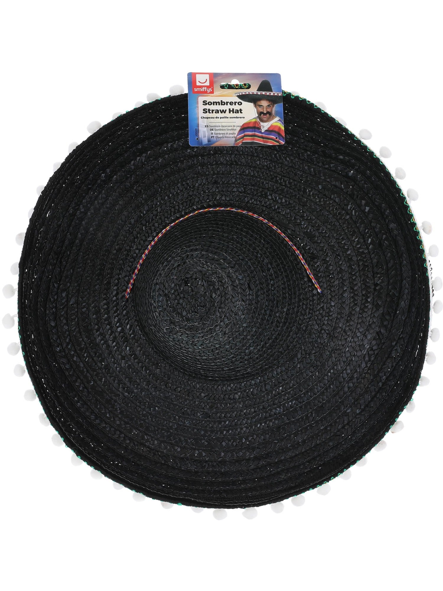 SOMBRERO STRAW HAT, ADULT - Image 2