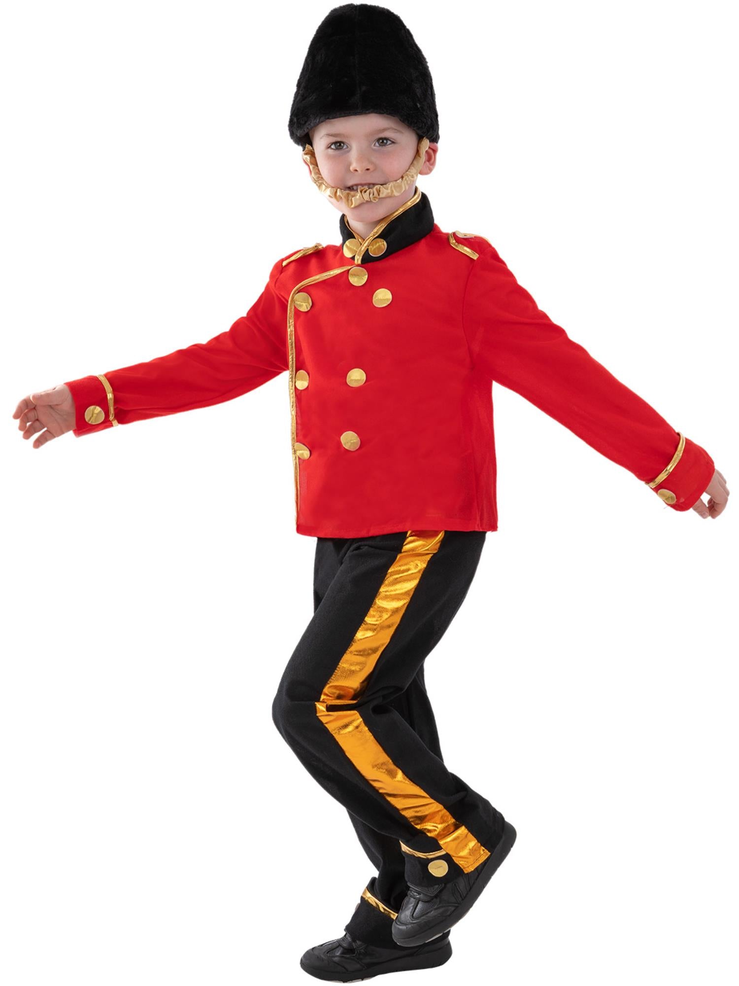 BUSBY GUARD SOLDIER COSTUME, CHILD