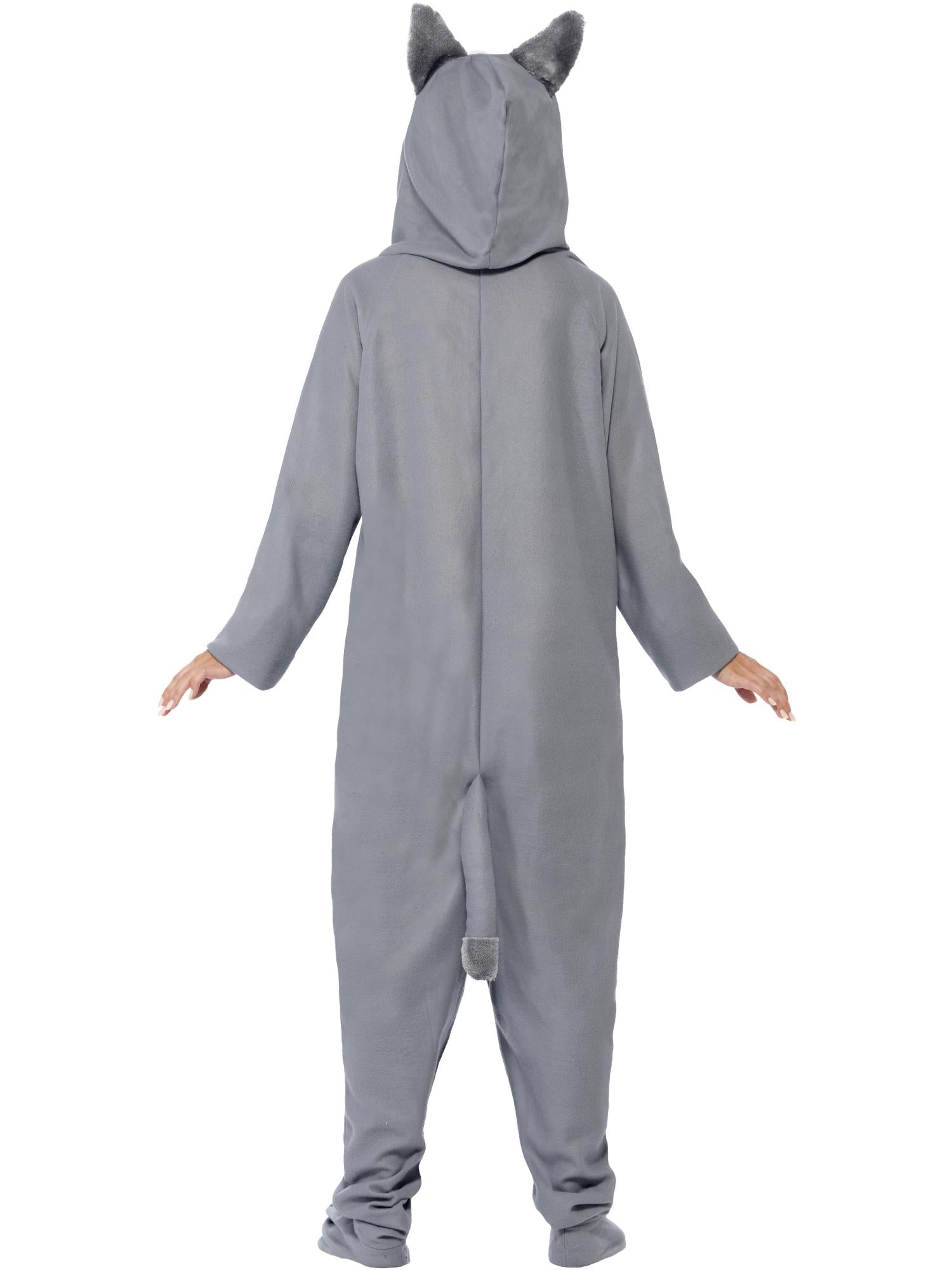WOLF ONESIE COSTUME, ADULT - Image 5