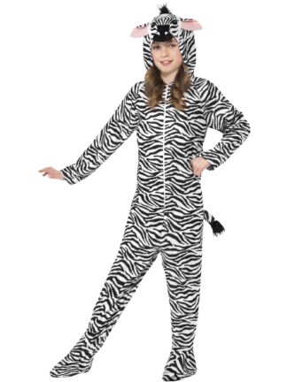 ZEBRA ONESIE COSTUME, CHILD