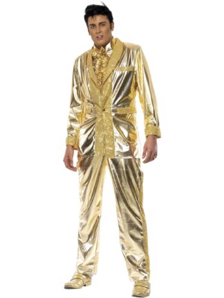ELVIS GOLD COSTUME, ADULT