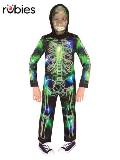 SPOOKY G-I-D SKELETON COSTUME, CHILD