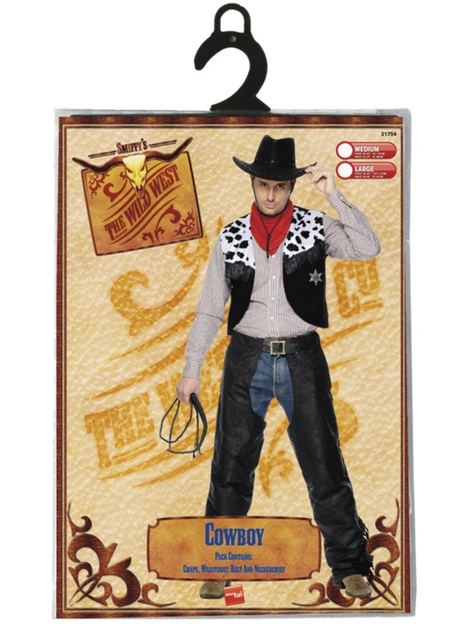 COWBOY COSTUME, ADULT - Image 3