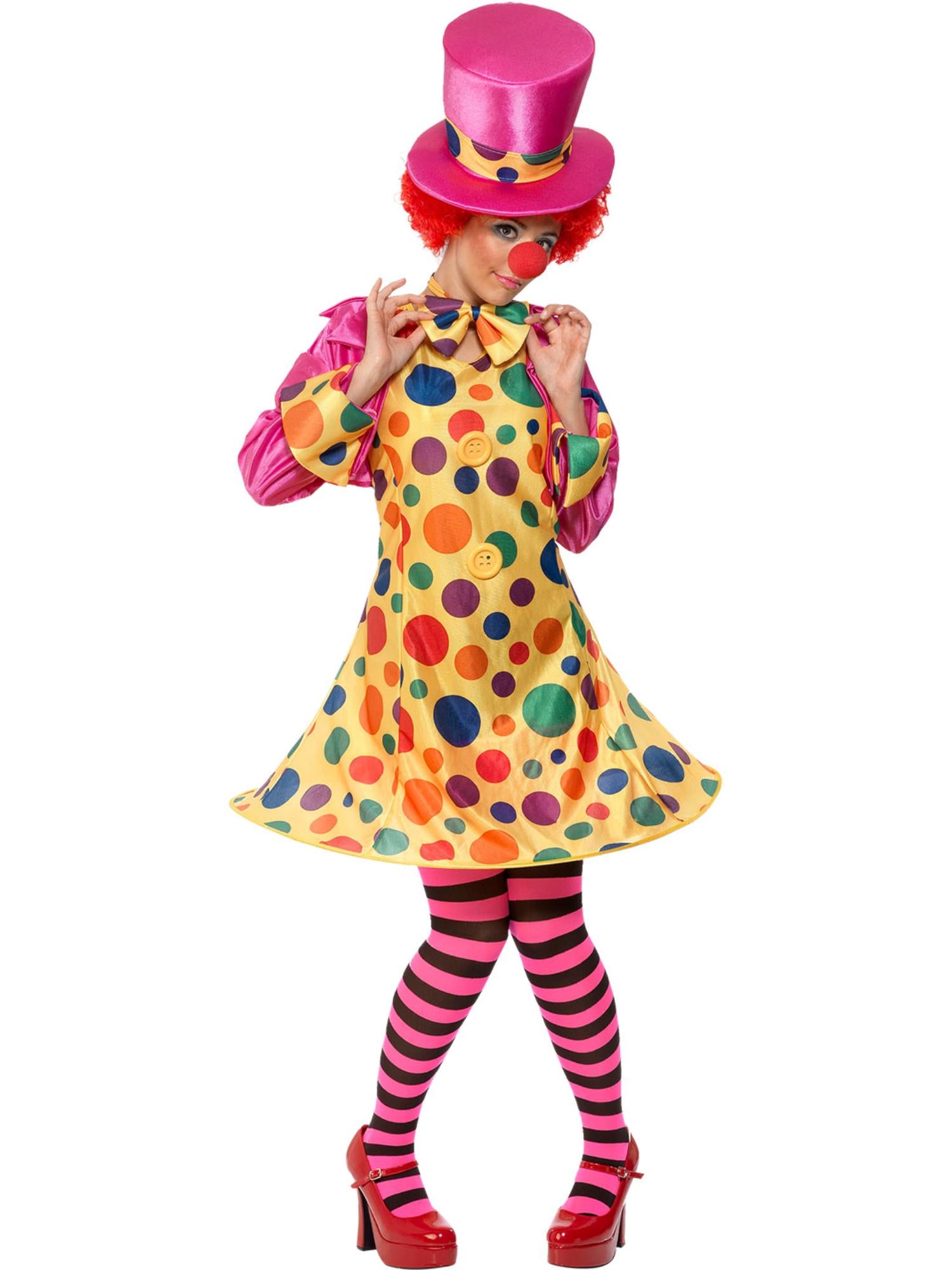 CLOWN LADY COSTUME, ADULT - Image 4