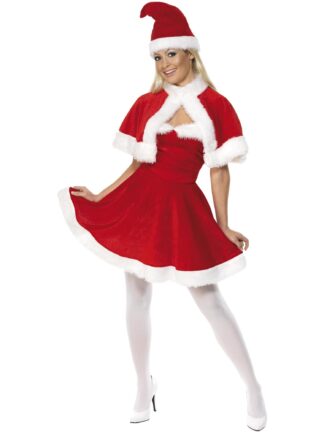 MISS SANTA COSTUME, ADULT