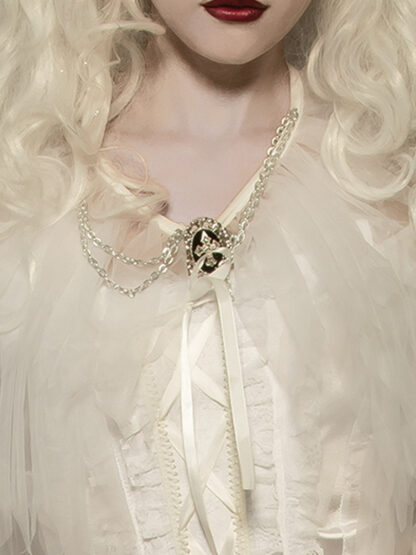 WITCH CAPELET WHITE, ADULT - Image 3