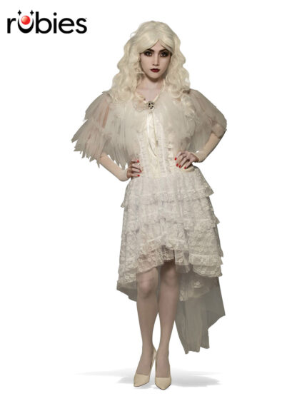 WITCH CAPELET WHITE, ADULT