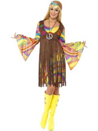 60S GROOVY LADY COSTUME, ADULT