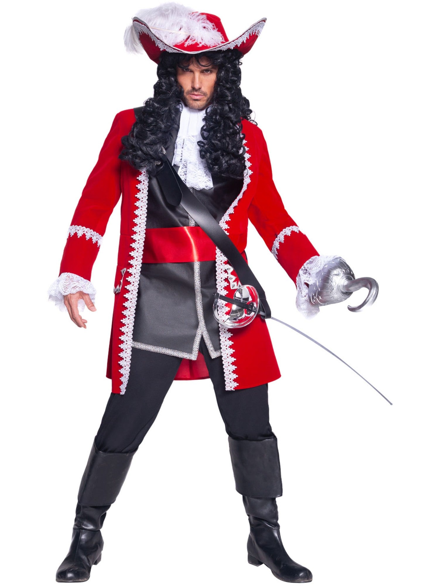 PIRATE CAPTAIN DELUXE COSTUME, ADULT - Image 4