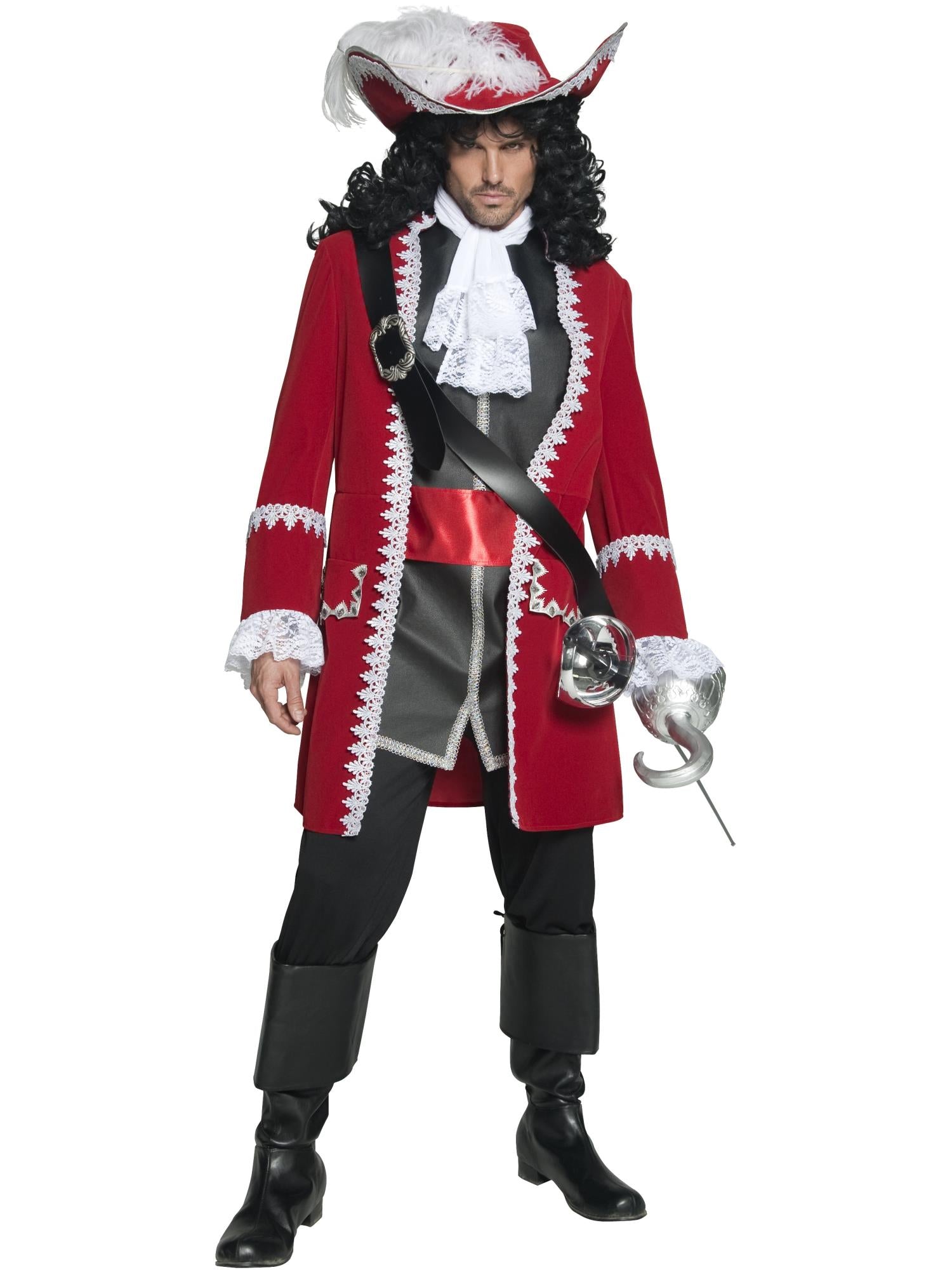 PIRATE CAPTAIN DELUXE COSTUME, ADULT