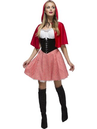 FEVER RED RIDING HOOD COSTUME WITH CORSET