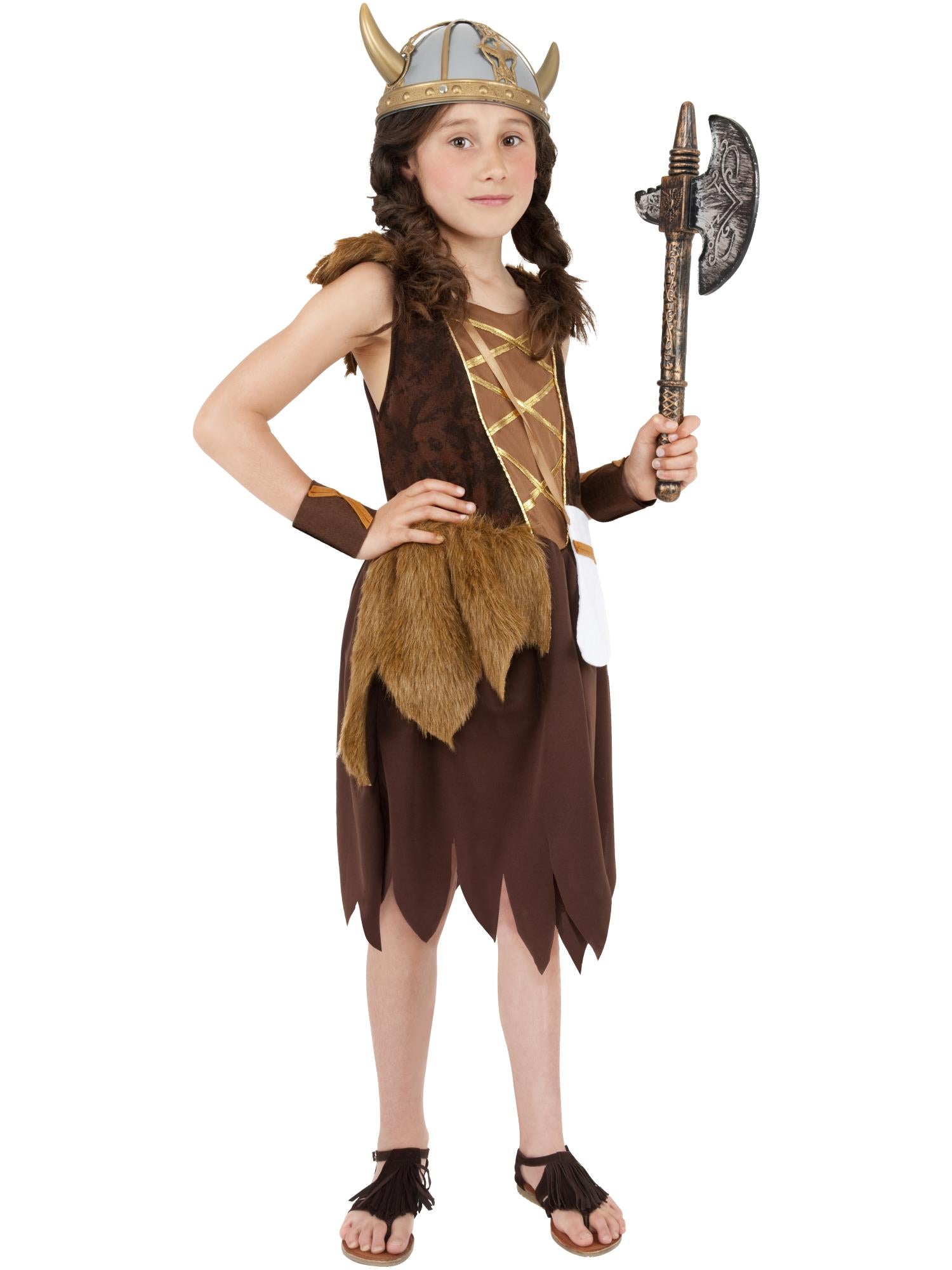 VIKING GIRL COSTUME, CHILD