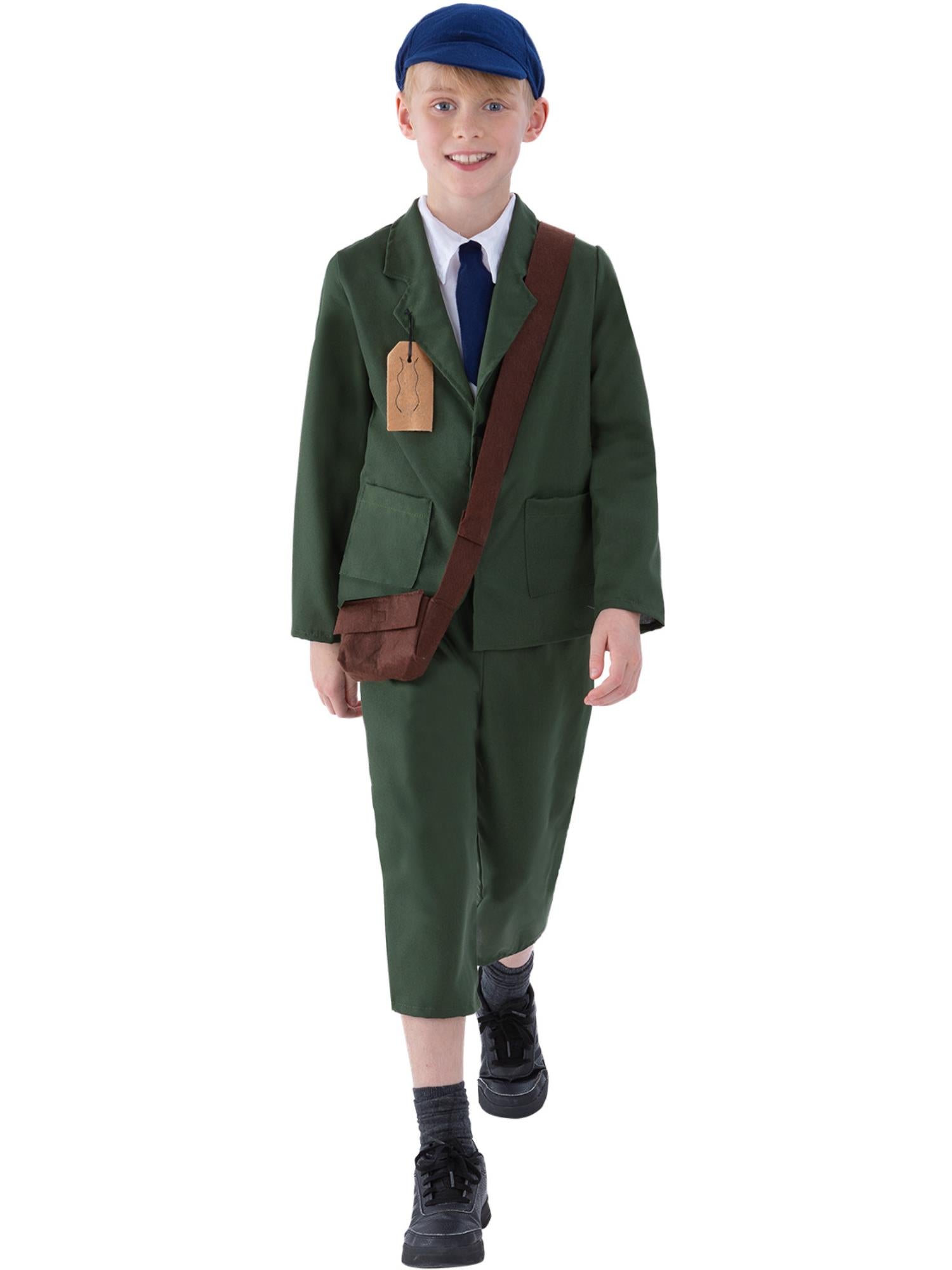 WORLD WAR II EVACUEE BOY COSTUME, CHILD - Image 4