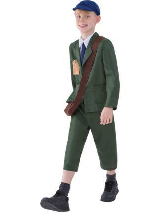 WORLD WAR II EVACUEE BOY COSTUME, CHILD