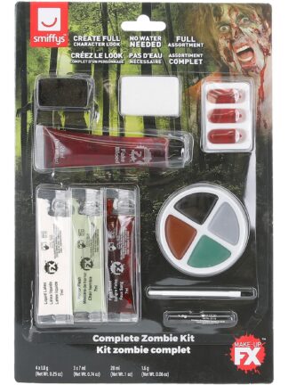 ZOMBIE LATEX & FACE PAINT KIT