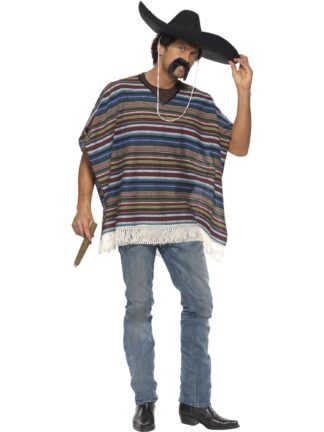 MEXICAN PONCHO, ADULT