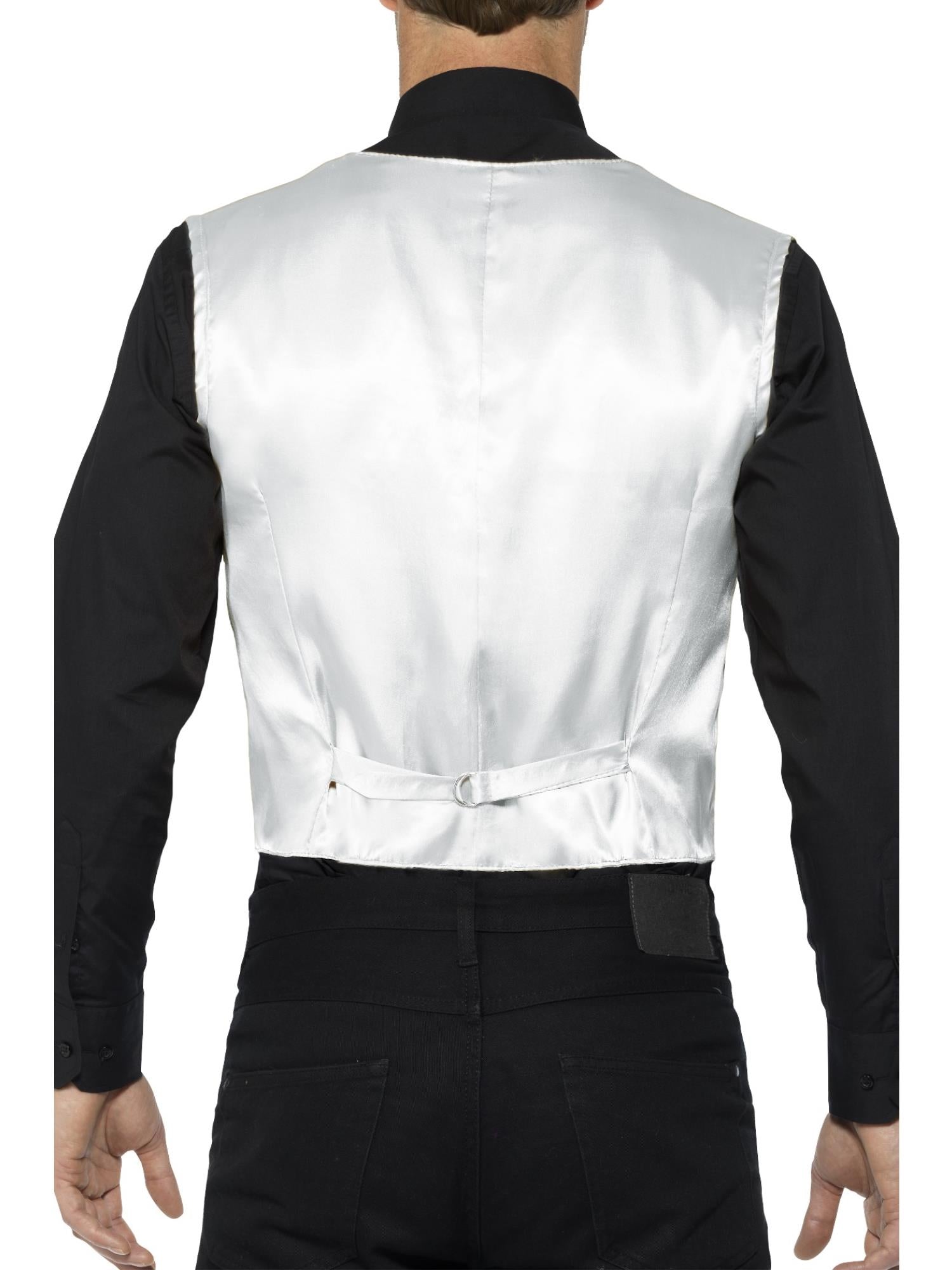 WAISTCOAT - SILVER SEQUIN, ADULT - Image 3