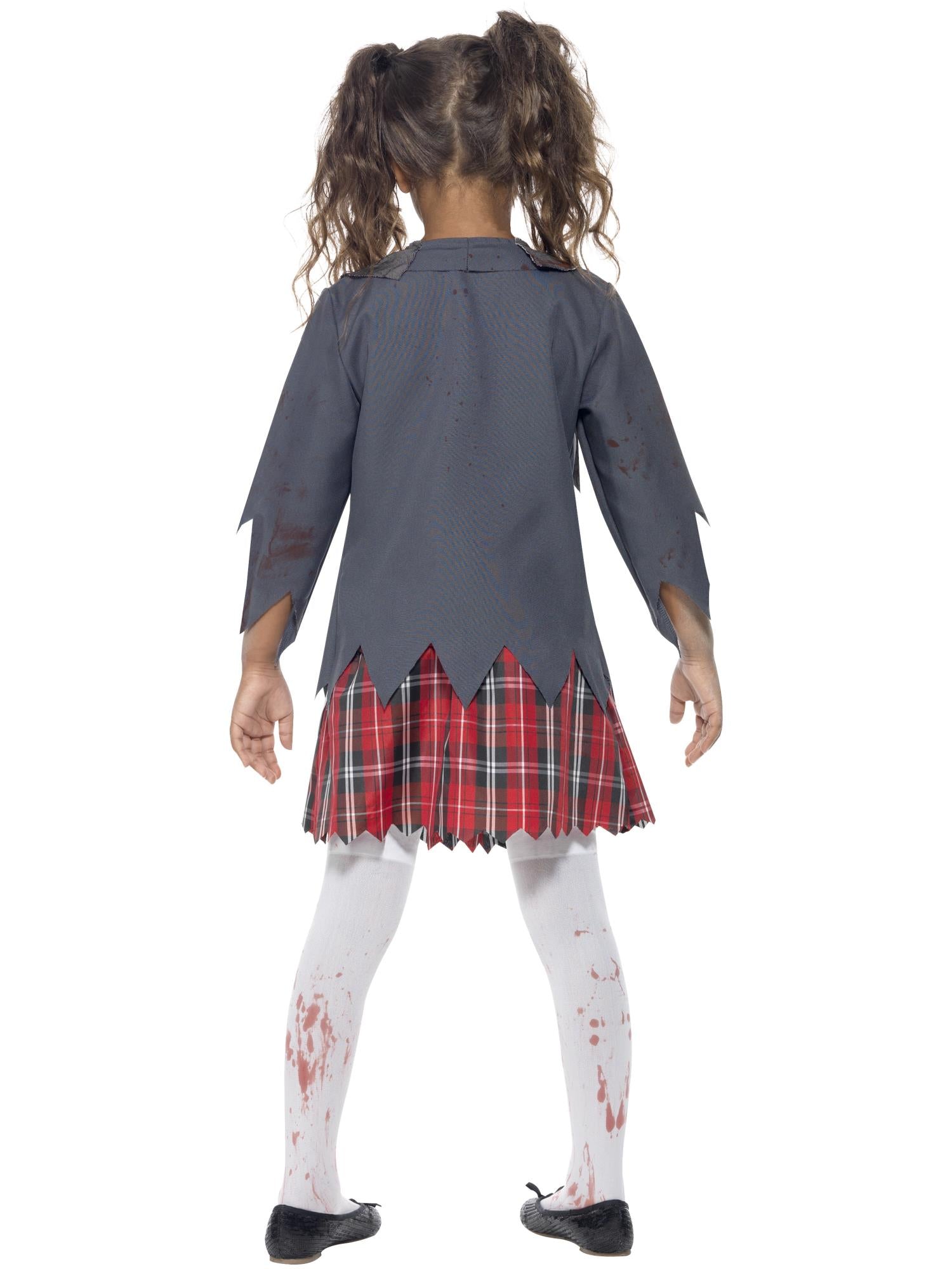 ZOMBIE SCHOOL GIRL COSTUME, CHILD - Image 3