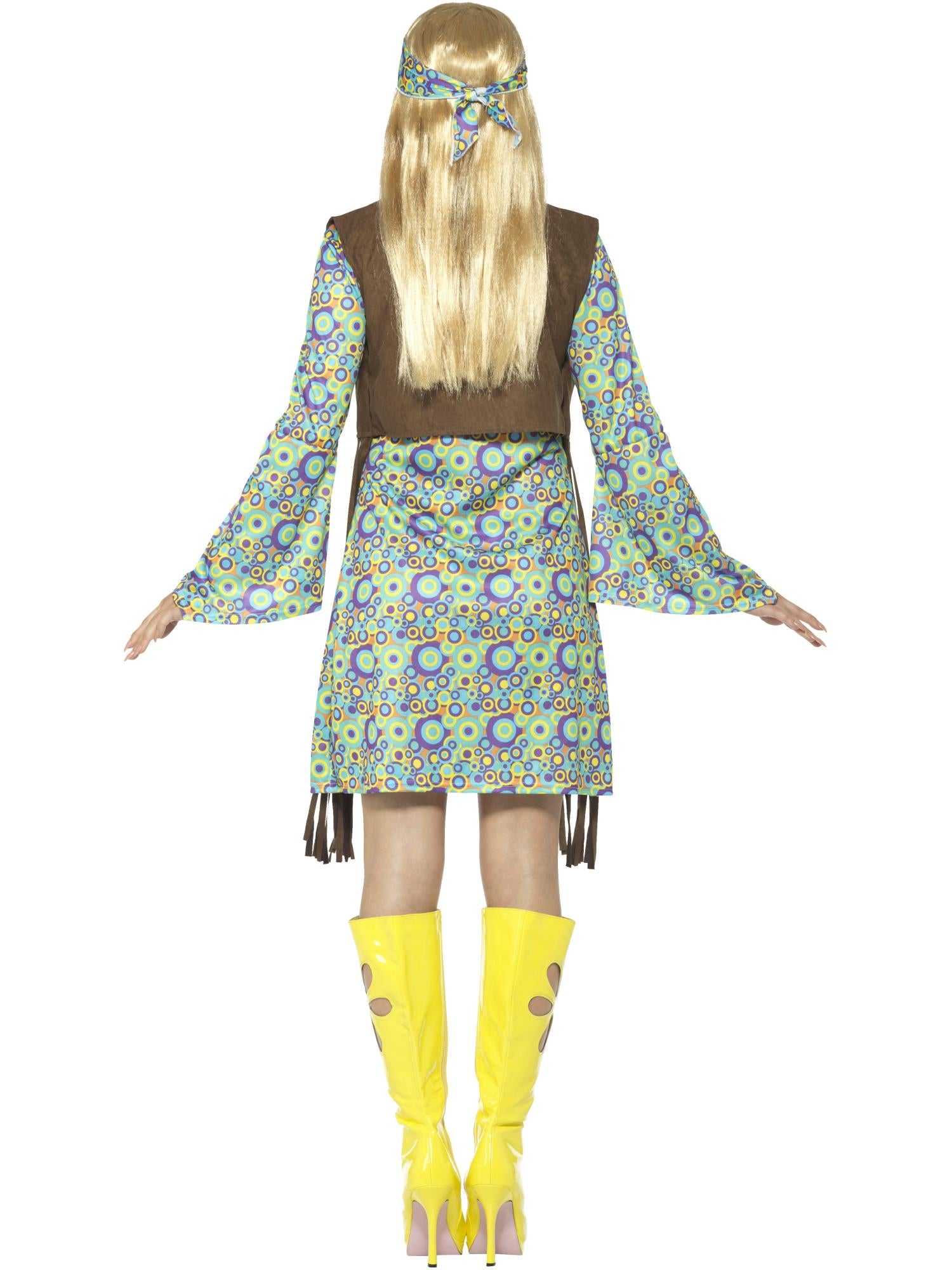60S HIPPIE CHICK COSTUME, ADULT - Image 3