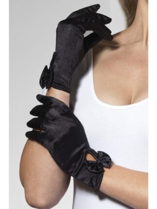 GLOVES SHORT & BLACK, ADULT