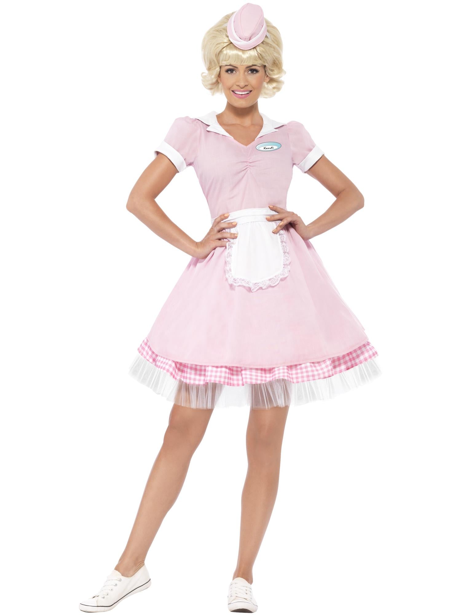 50S DINER GIRL COSTUME, ADULT