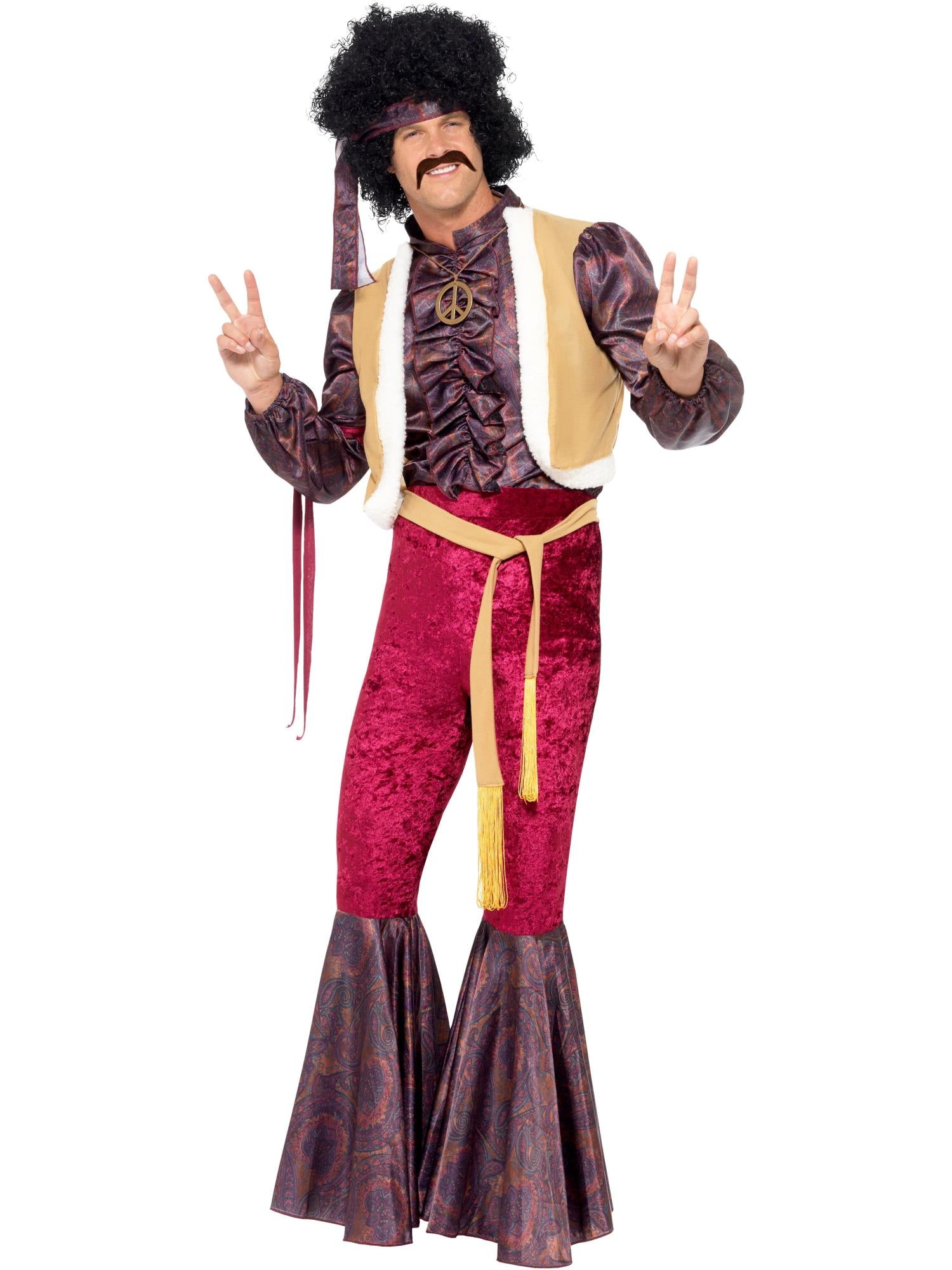 70S PSYCHEDELIC ROCKER COSTUME, ADULT - Image 4