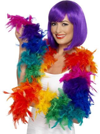 FEATHER BOA, RAINBOW