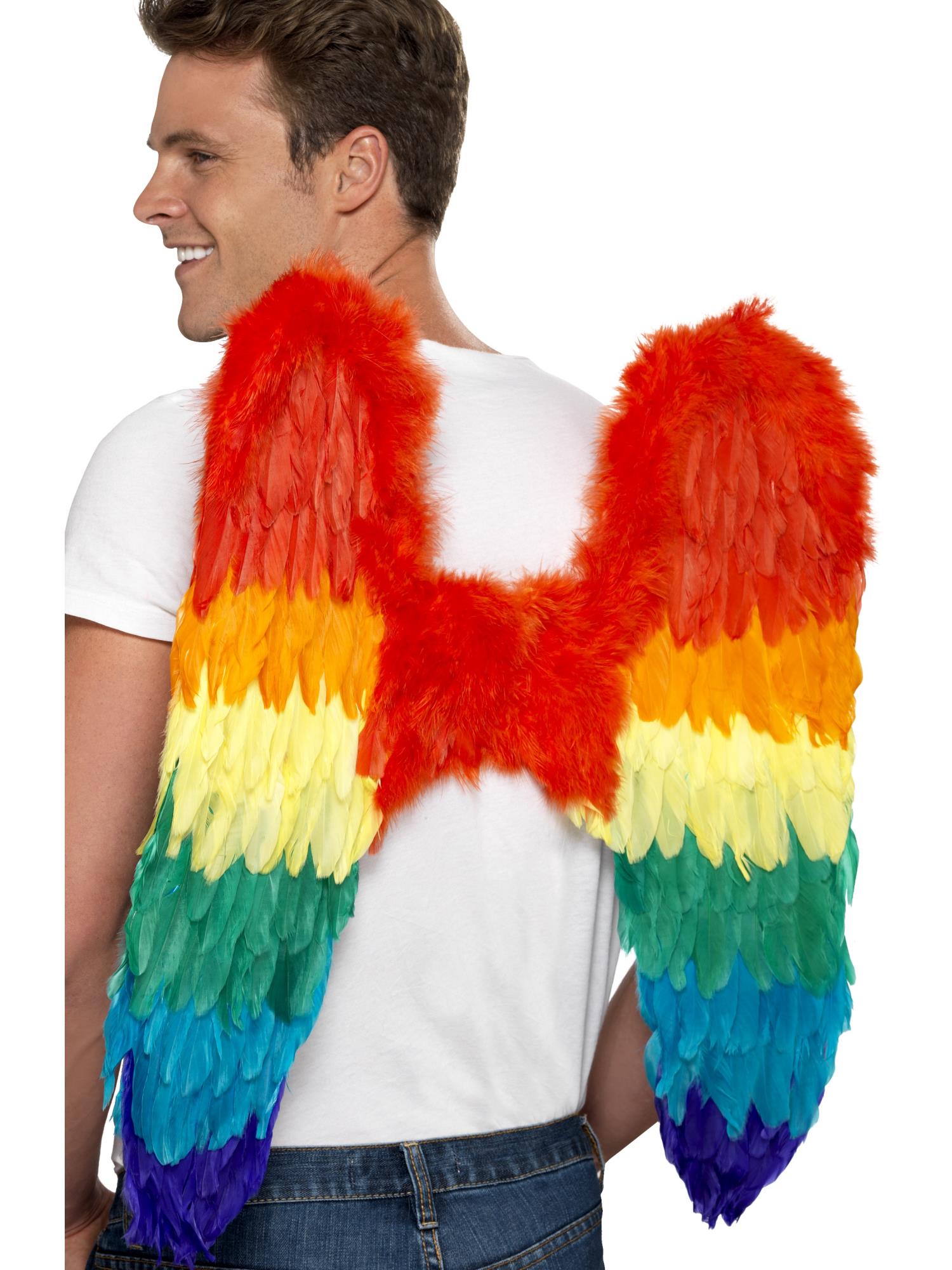 FEATHER RAINBOW WINGS, ADULT - Image 3